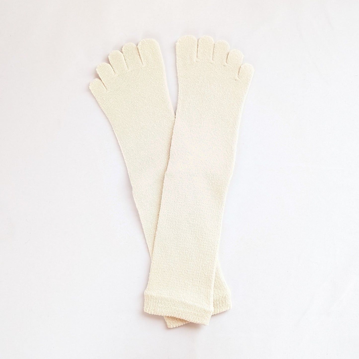 Silk 5-toe socks crew (regular)