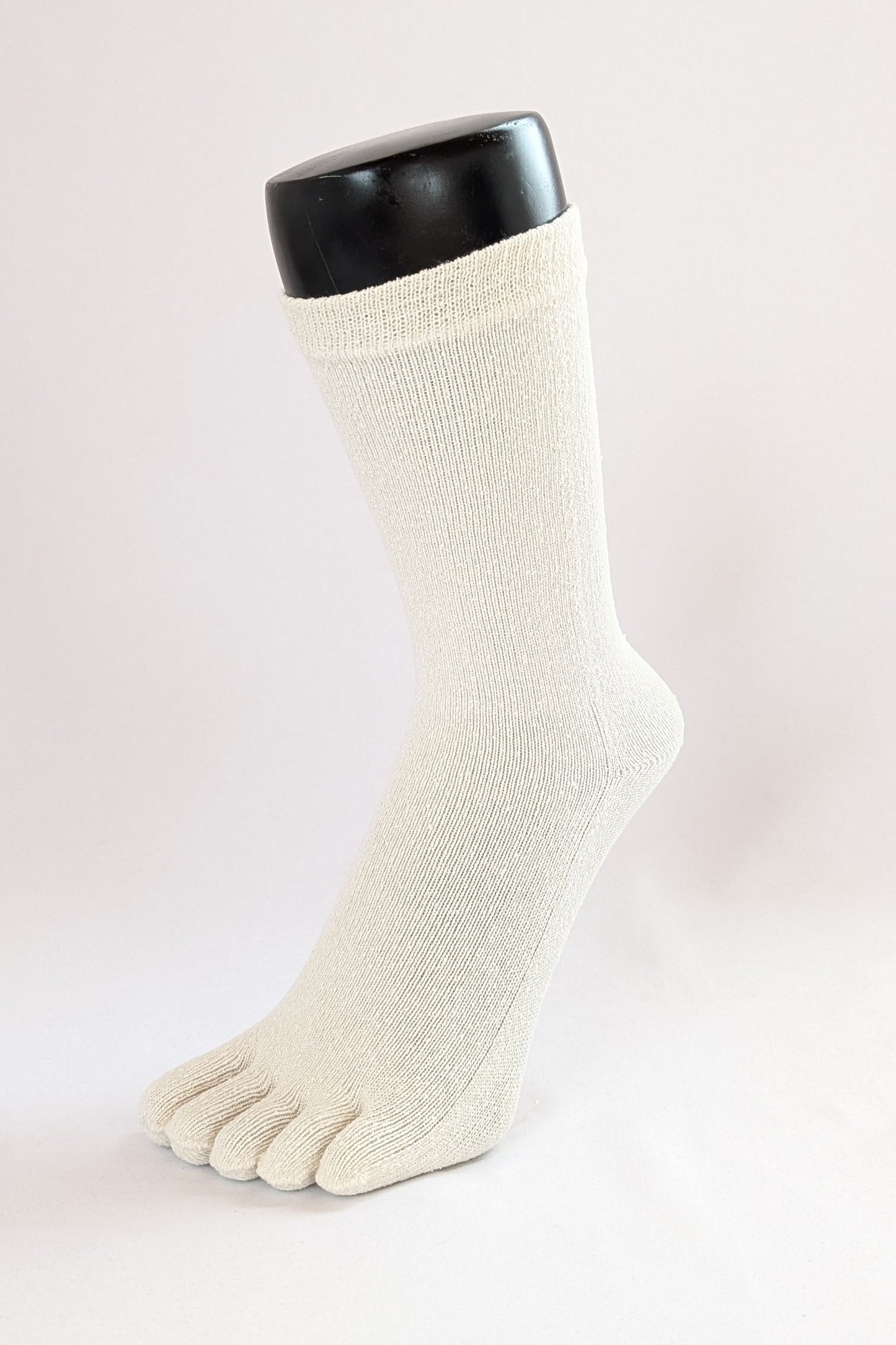 Silk 5-toe socks crew (regular)