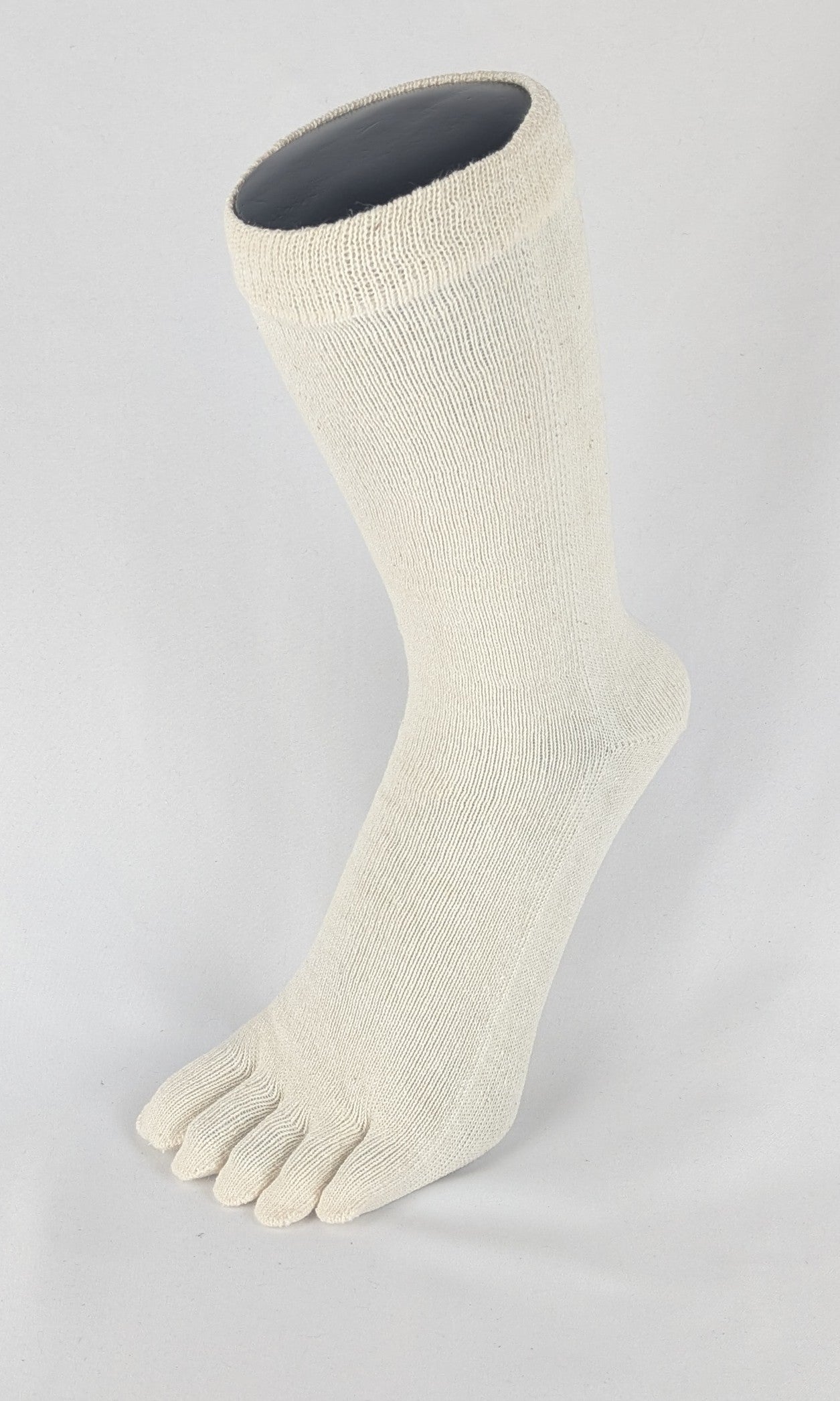 Hemp 5-toe socks crew (regular)