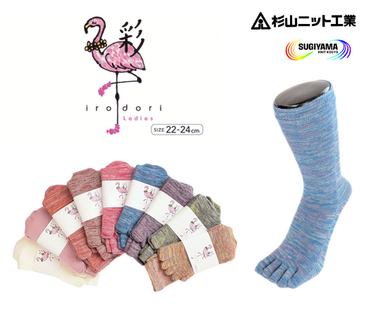 ５本指ソックス・クルー(レギュラー) 22-24cm(S)