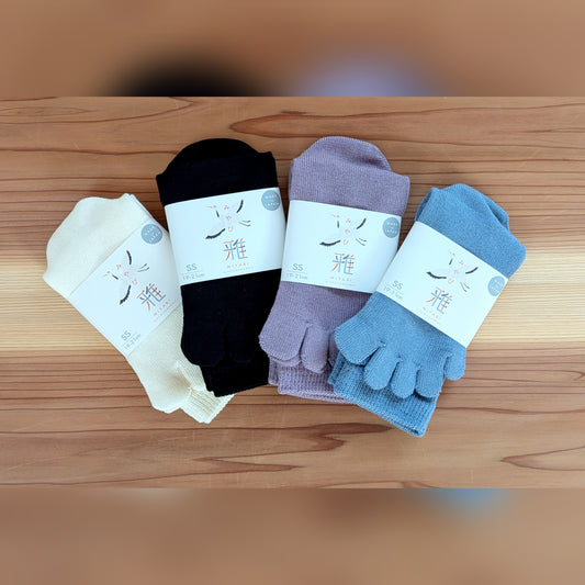 ５本指ソックス・「雅（MIYABI）」19-21cm(SS) 子ども用